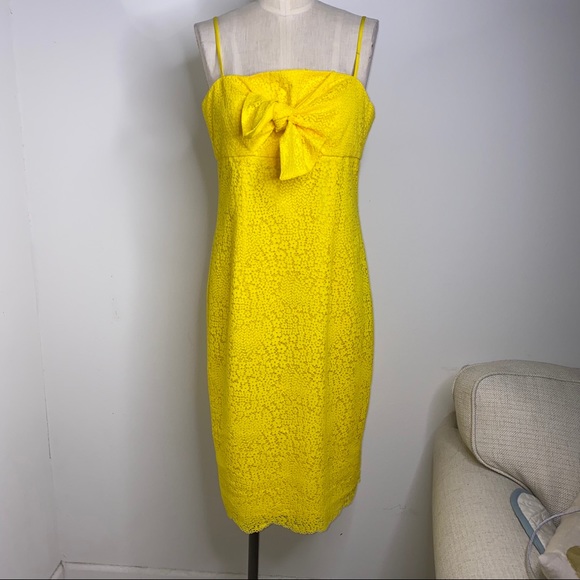 Trina Turk Bright Lace Twist Bust Dress - Picture 5 of 8